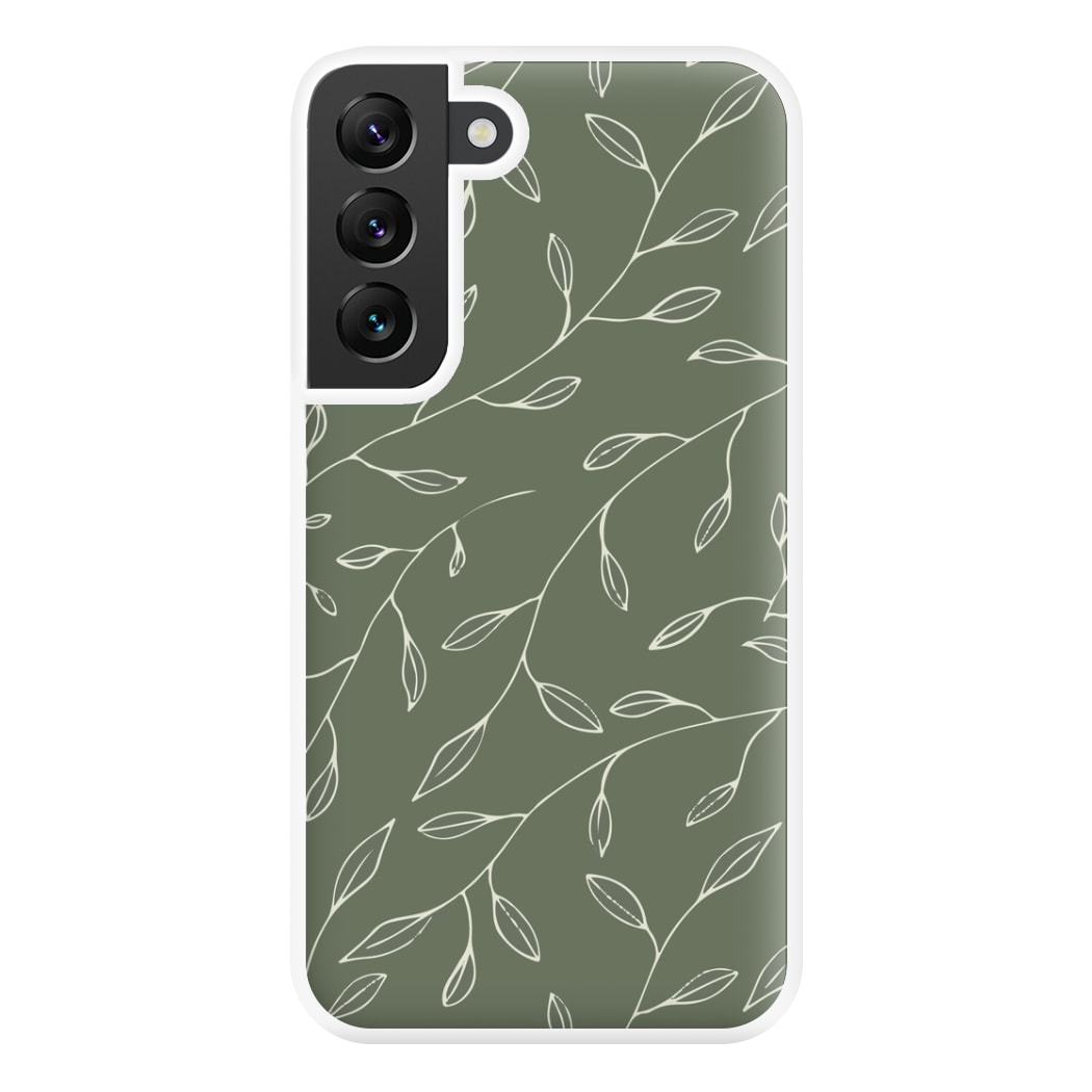 Thin Leaves - Foliage Phone Case for Galaxy S22 Plus