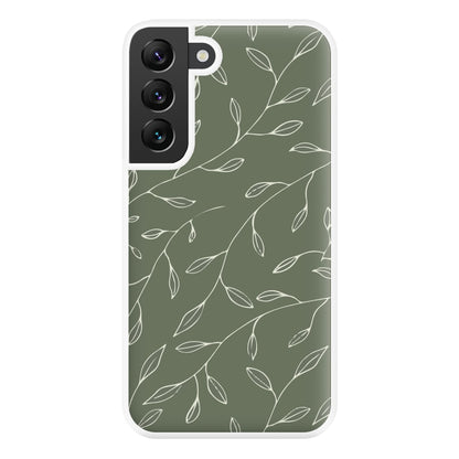 Thin Leaves - Foliage Phone Case for Galaxy S22 Plus