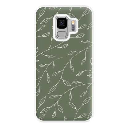 Thin Leaves - Foliage Phone Case for Galaxy S9 Plus