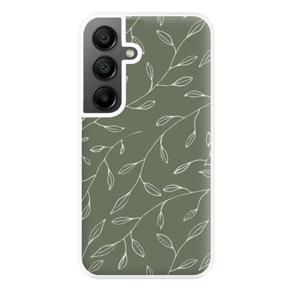 Thin Leaves - Foliage Phone Case for Galaxy A55