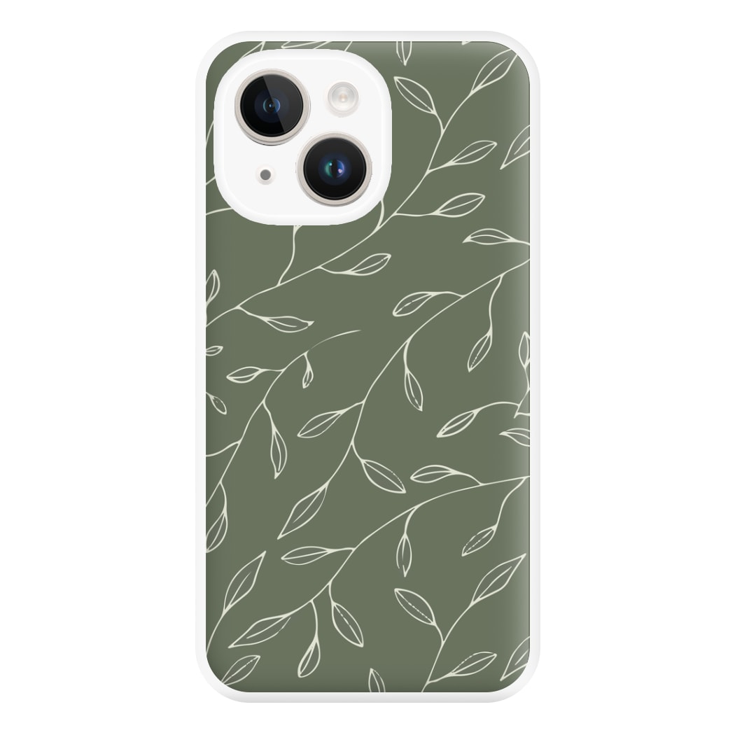 Thin Leaves - Foliage Phone Case for iPhone 14 Plus