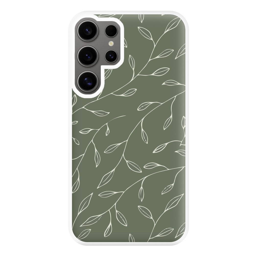 Thin Leaves - Foliage Phone Case for Galaxy S24 Ultra