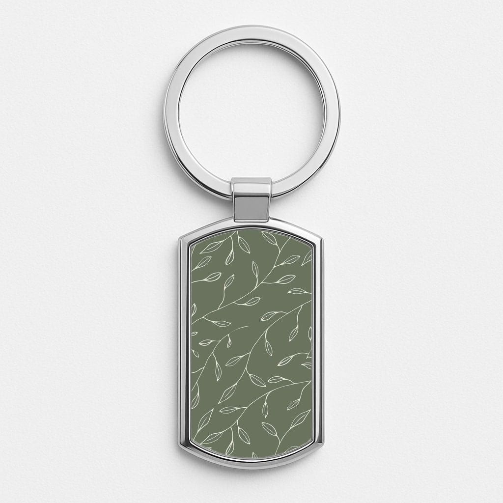 Thin Leaves - Foliage Luxury Keyring