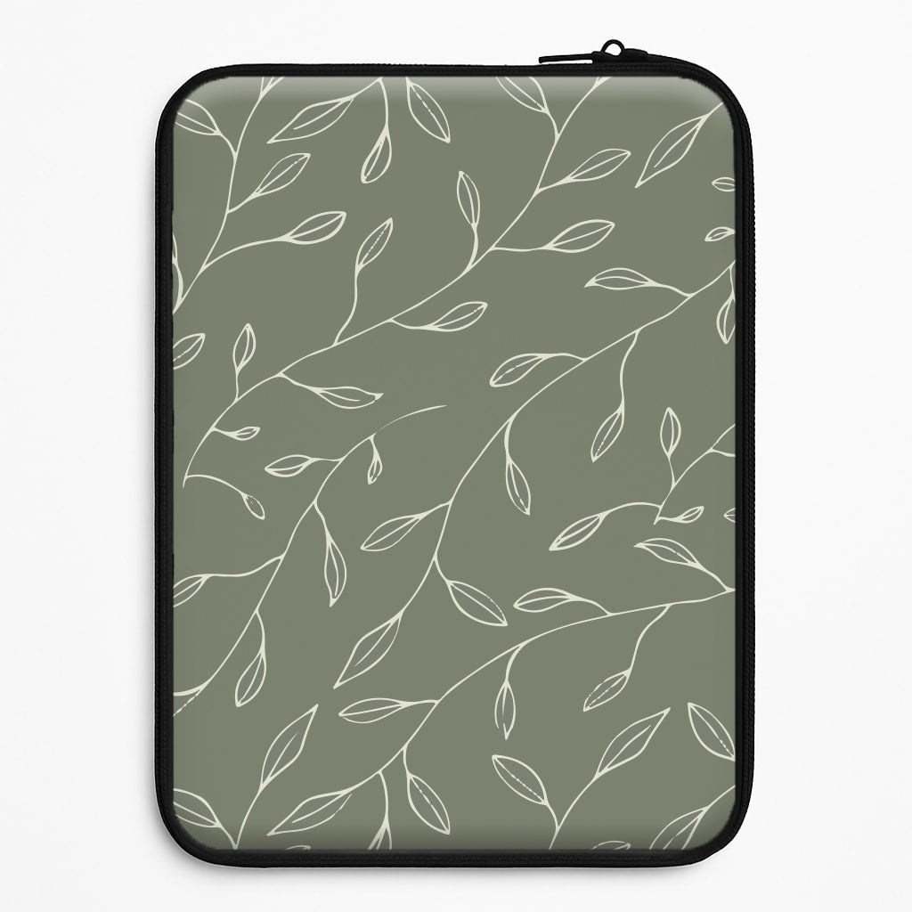 Thin Leaves - Foliage Laptop Sleeve