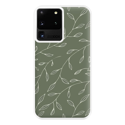 Thin Leaves - Foliage Phone Case for Galaxy S20 Ultra