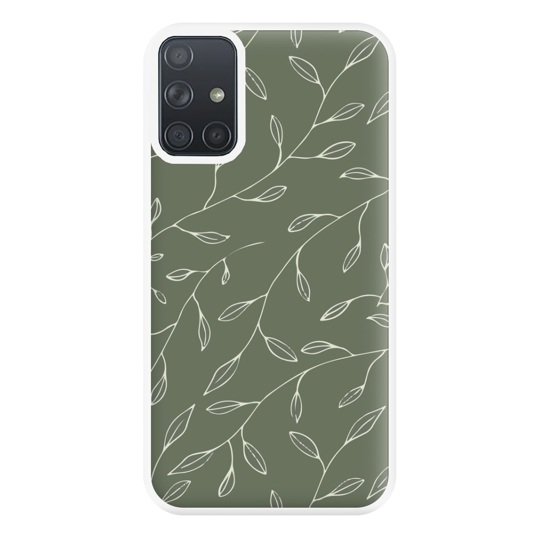 Thin Leaves - Foliage Phone Case for Galaxy A71