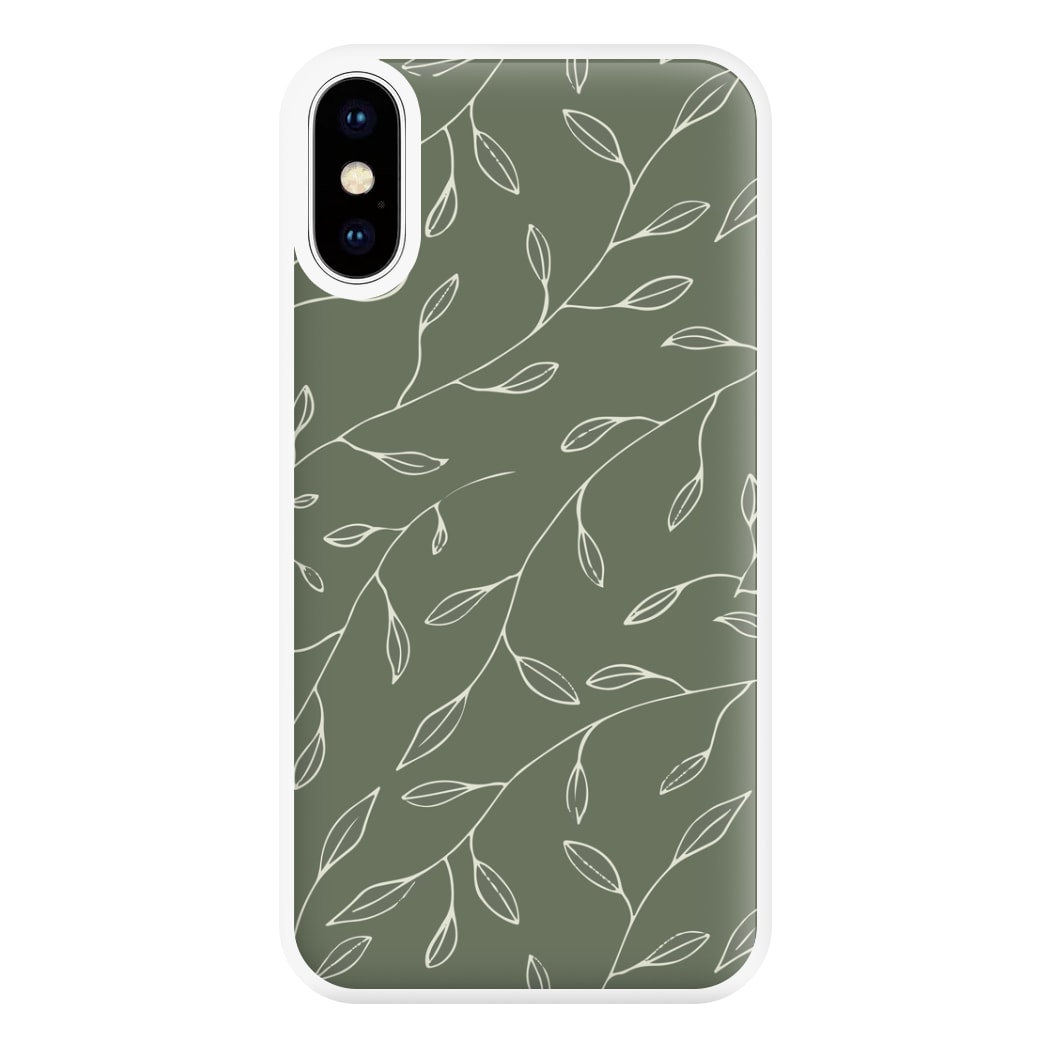 Thin Leaves - Foliage Phone Case for iPhone XS Max