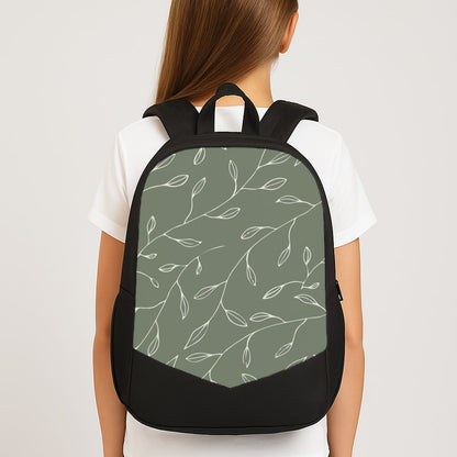 Thin Leaves - Foliage Large School Bag
