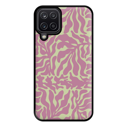 Pink Leaves - Foliage Phone Case for Galaxy A12