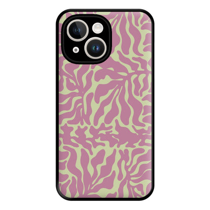 Pink Leaves - Foliage Phone Case for iPhone 14 Plus