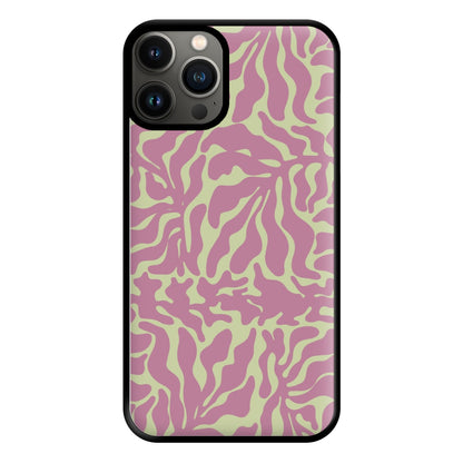 Pink Leaves - Foliage Phone Case for iPhone 13 Pro Max