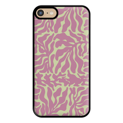 Pink Leaves - Foliage Phone Case for iPhone 6 / 7 / 8 / SE