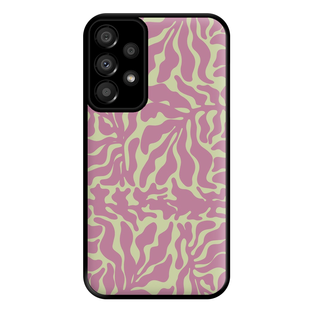 Pink Leaves - Foliage Phone Case for Galaxy A33