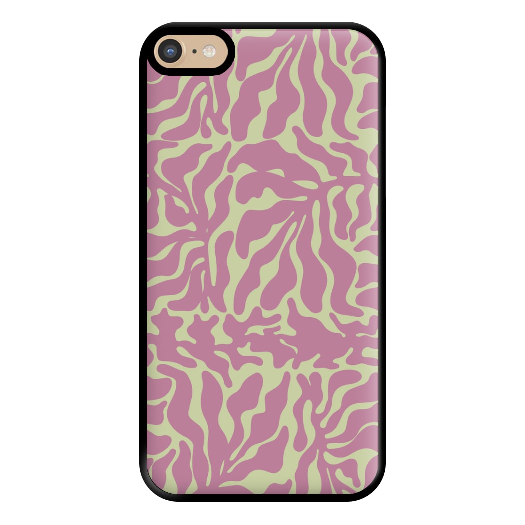 Pink Leaves - Foliage Phone Case for iPhone 6 Plus / 7 Plus / 8 Plus