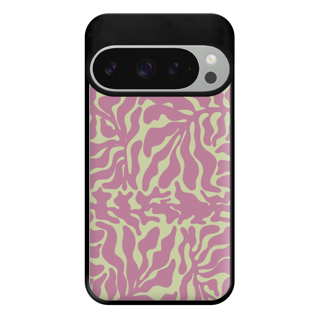 Pink Leaves - Foliage Phone Case for Google Pixel 9 Pro XL