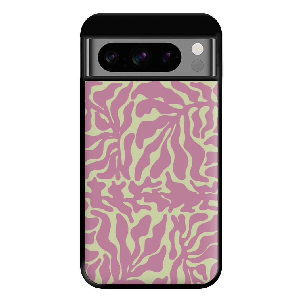 Pink Leaves - Foliage Phone Case for Google Pixel 8 Pro