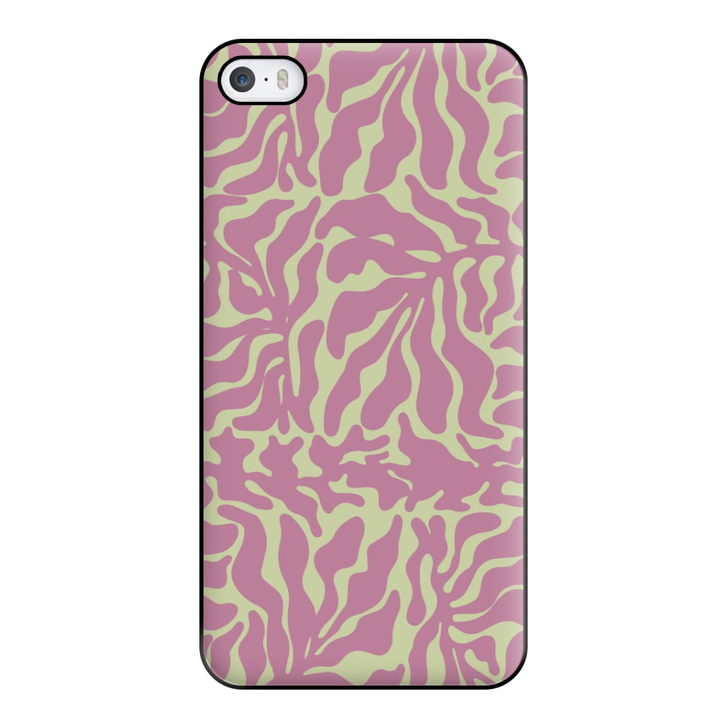 Pink Leaves - Foliage Phone Case for iPhone 5 / 5s / SE 2016