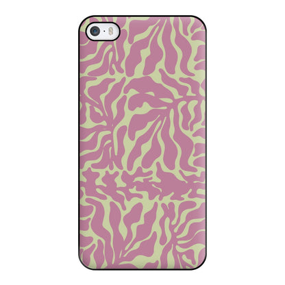 Pink Leaves - Foliage Phone Case for iPhone 5 / 5s / SE 2016