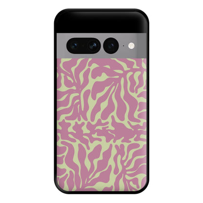 Pink Leaves - Foliage Phone Case for Google Pixel 7 Pro