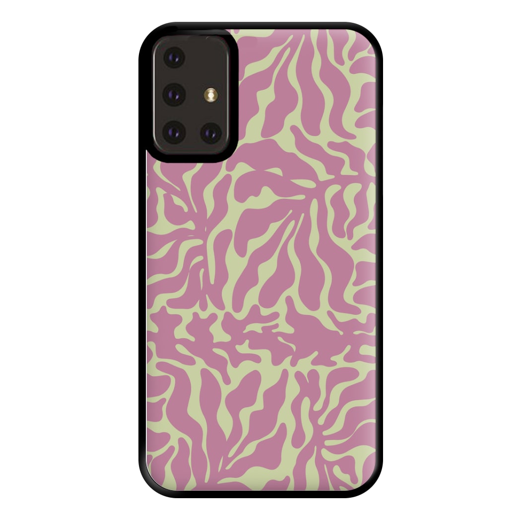 Pink Leaves - Foliage Phone Case for Galaxy A71