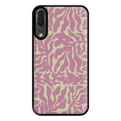 Pink Leaves - Foliage Phone Case for Huawei P20