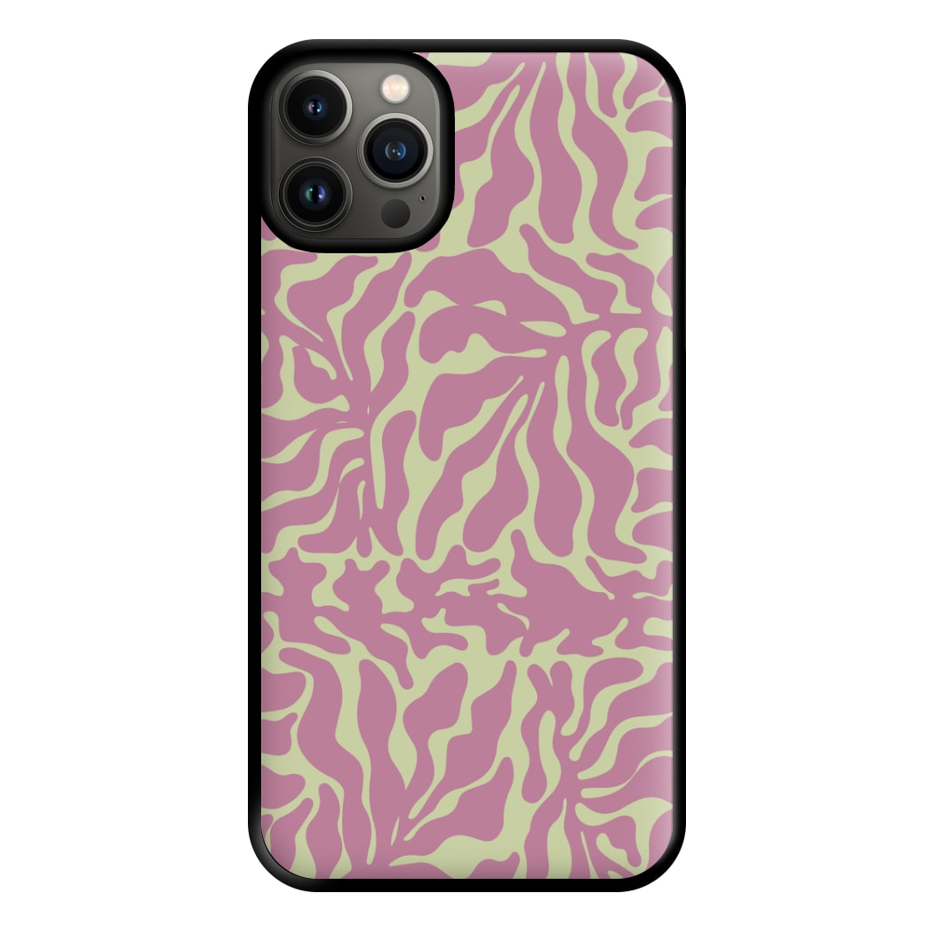 Pink Leaves - Foliage Phone Case for iPhone 13