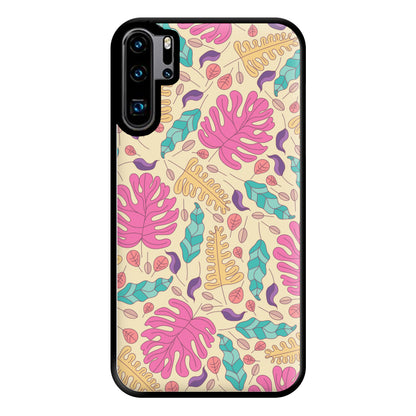 Multi Coloured Leaves - Foliage Phone Case for Huawei P30 Pro