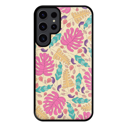 Multi Coloured Leaves - Foliage Phone Case for Galaxy S23 Ultra