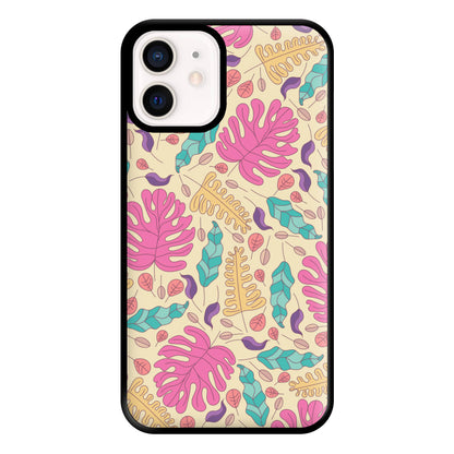 Multi Coloured Leaves - Foliage Phone Case for iPhone 12 Mini