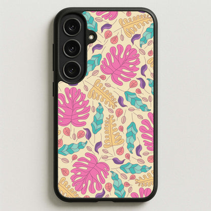 Multi Coloured Leaves - Foliage Phone Case for Galaxy S25FE