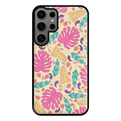 Multi Coloured Leaves - Foliage Phone Case for Galaxy S24 Ultra