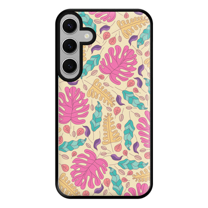 Multi Coloured Leaves - Foliage Phone Case for Galaxy S24FE