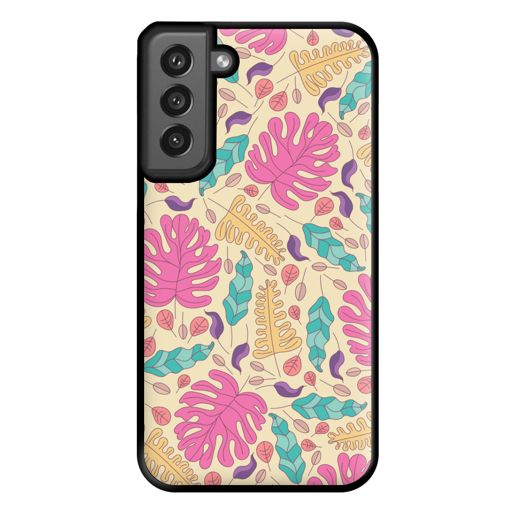 Multi Coloured Leaves - Foliage Phone Case for Galaxy S21FE