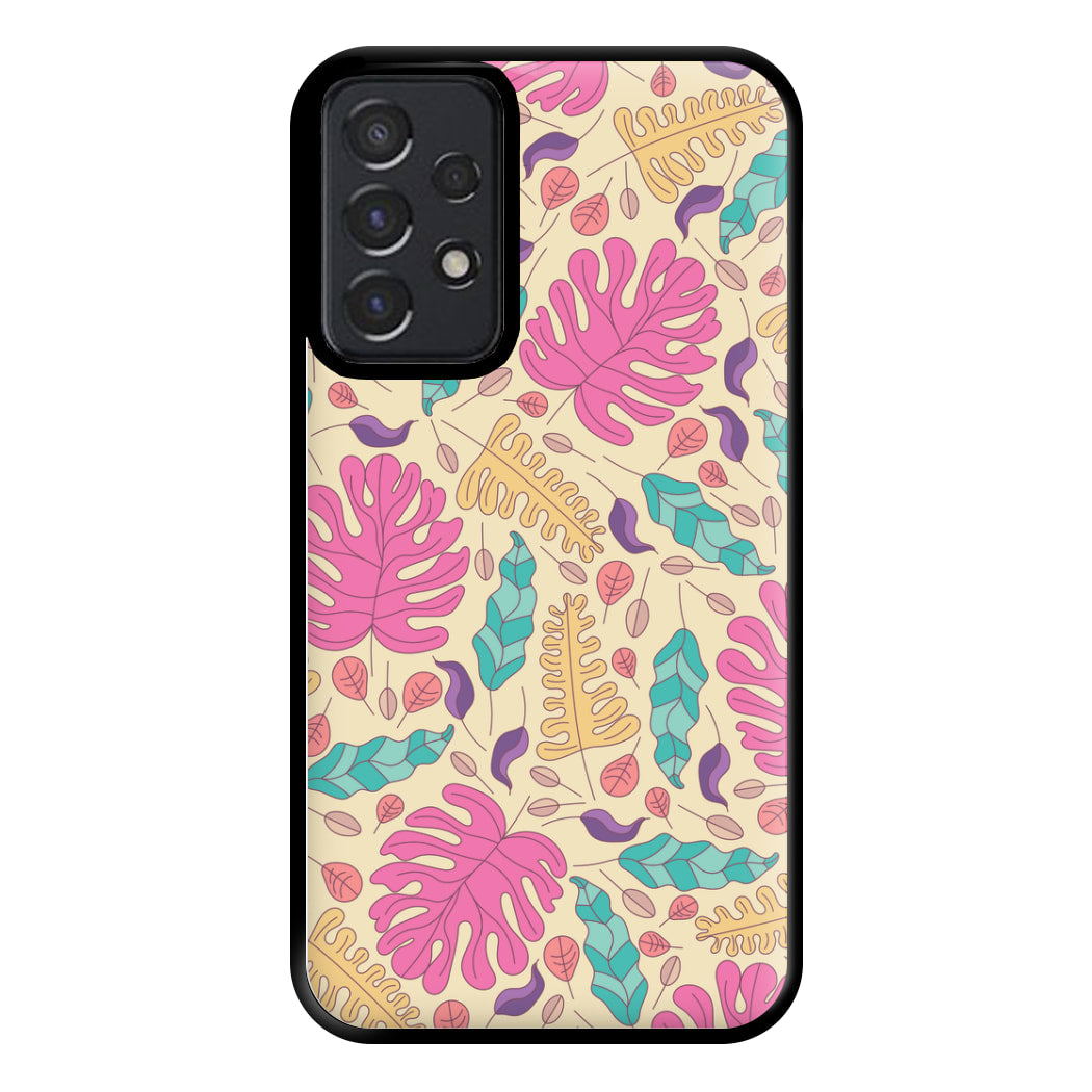 Multi Coloured Leaves - Foliage Phone Case for Galaxy A52 / A52s