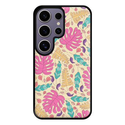 Multi Coloured Leaves - Foliage Phone Case for Galaxy S25 Ultra