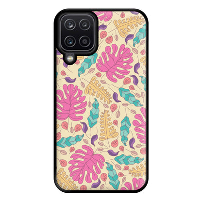 Multi Coloured Leaves - Foliage Phone Case for Galaxy A12