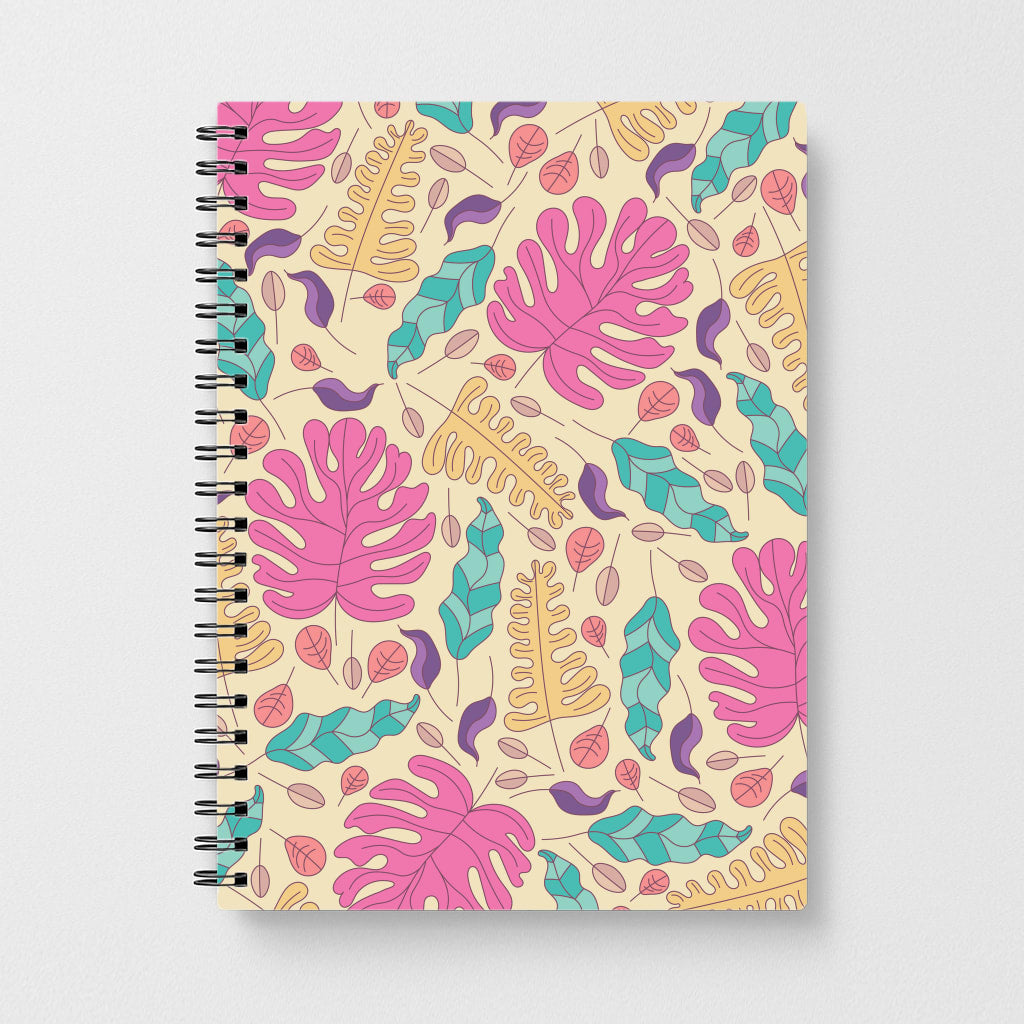 Multi Coloured Leaves - Foliage Notebook