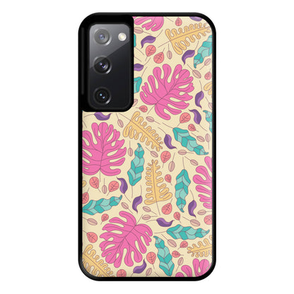 Multi Coloured Leaves - Foliage Phone Case for Galaxy S20FE