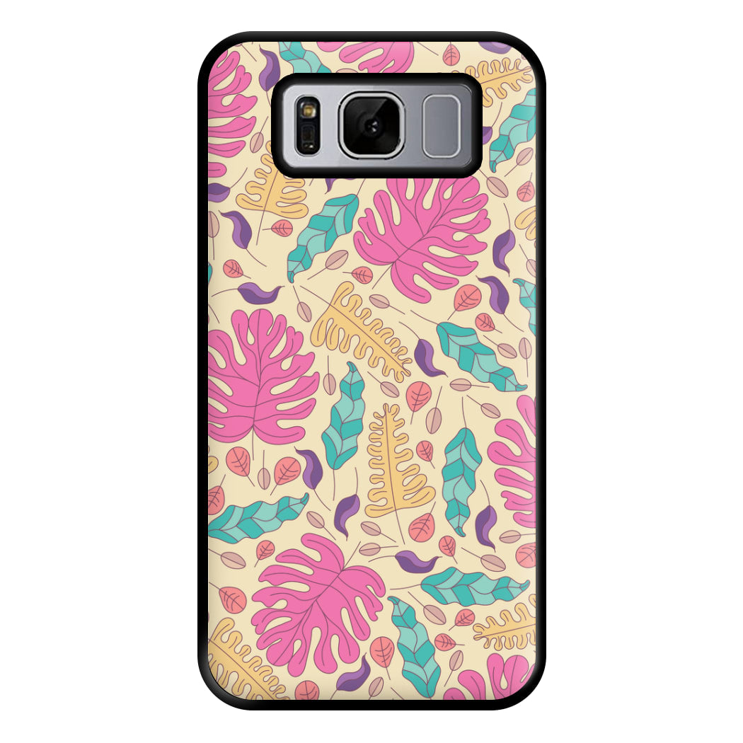 Multi Coloured Leaves - Foliage Phone Case for Galaxy S8 Plus