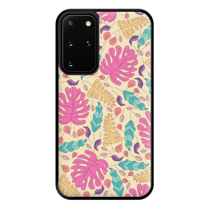 Multi Coloured Leaves - Foliage Phone Case for Galaxy S20 Plus