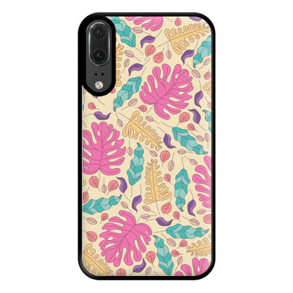 Multi Coloured Leaves - Foliage Phone Case for Huawei P20