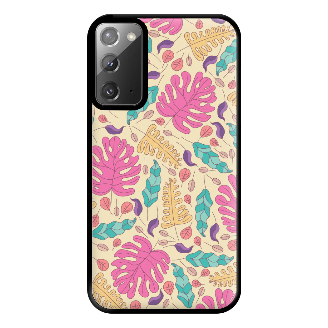 Multi Coloured Leaves - Foliage Phone Case for Galaxy Note 20 Ultra