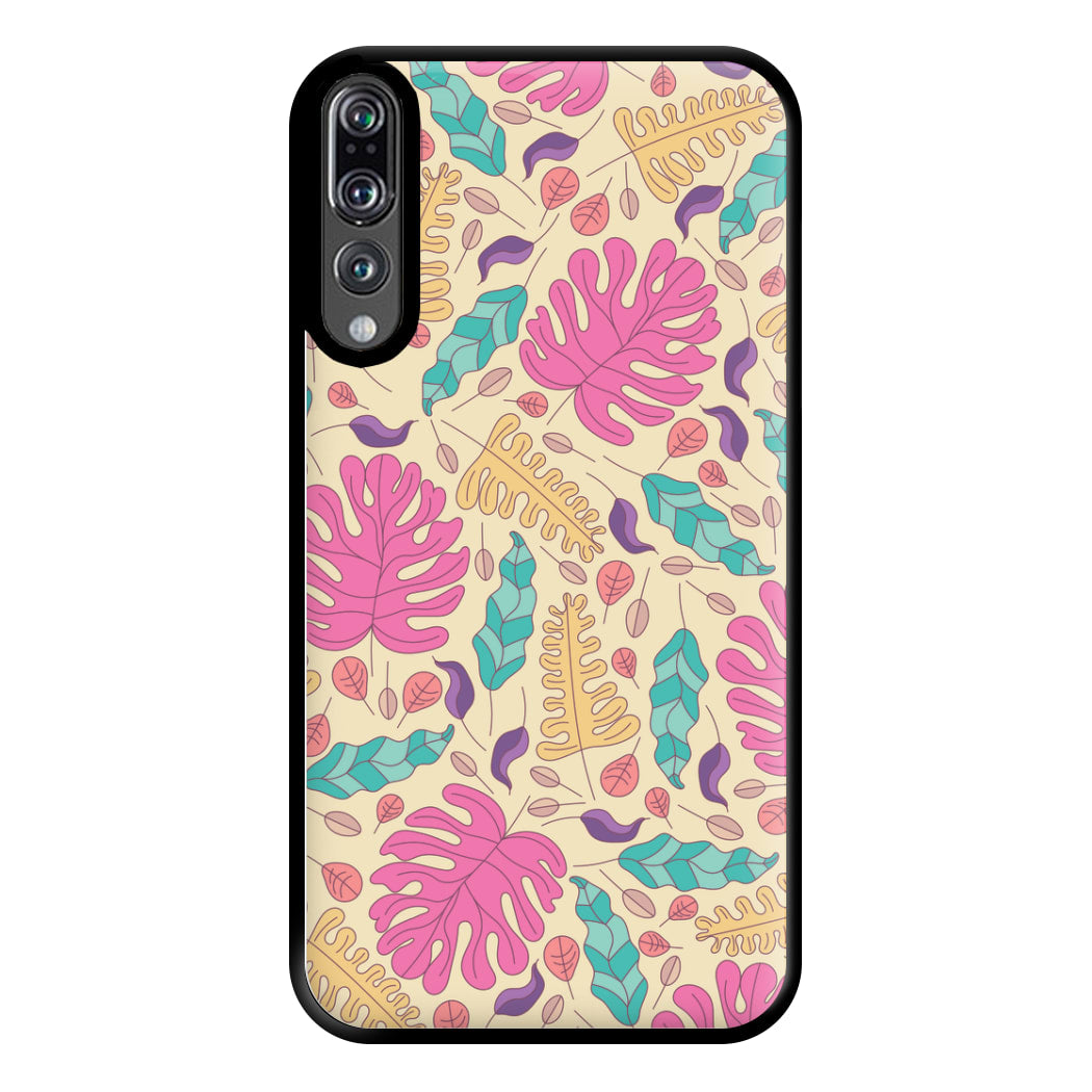 Multi Coloured Leaves - Foliage Phone Case for Huawei P20 Pro