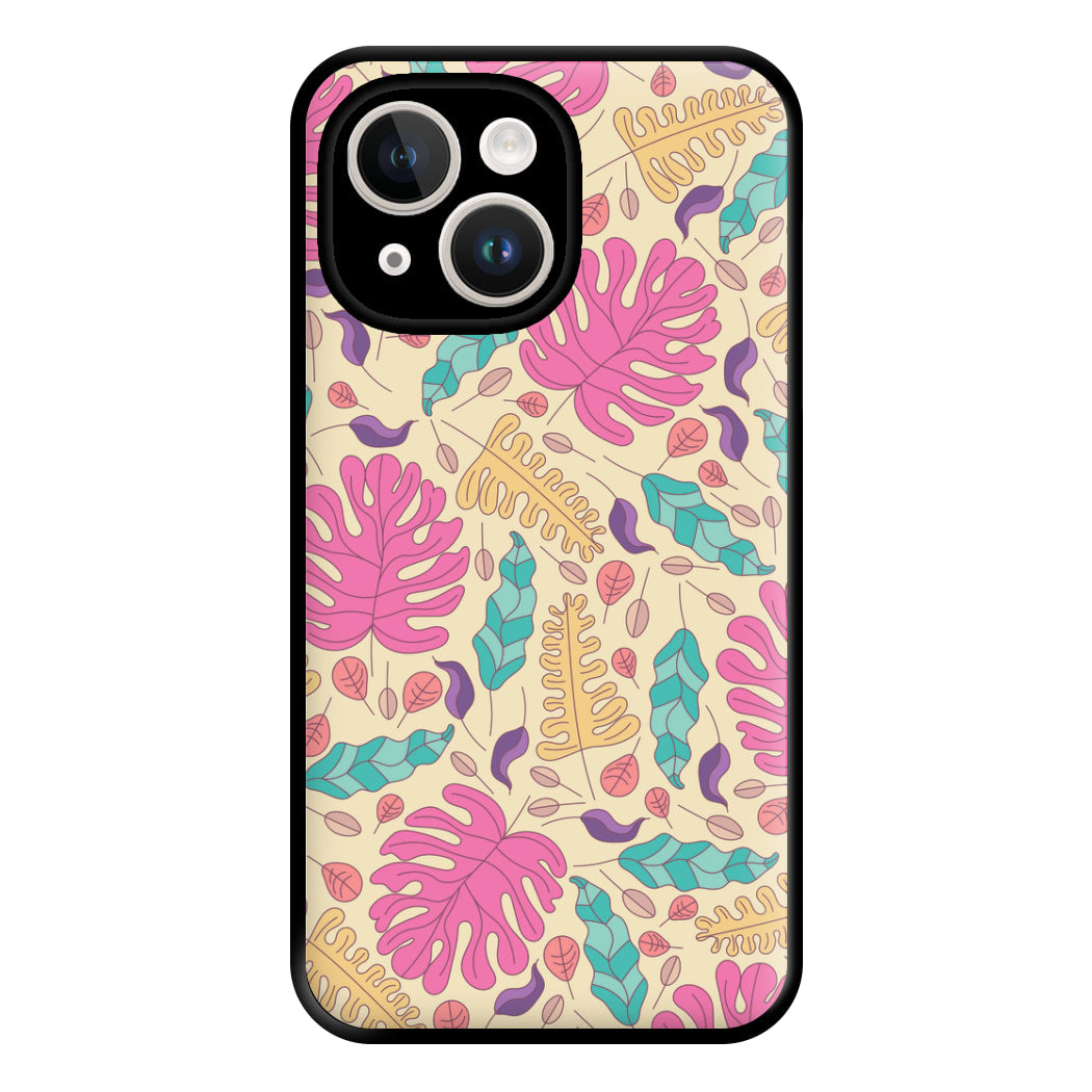 Multi Coloured Leaves - Foliage Phone Case for iPhone 14 Plus