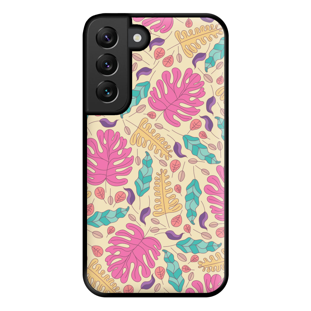 Multi Coloured Leaves - Foliage Phone Case for Galaxy S22 Plus