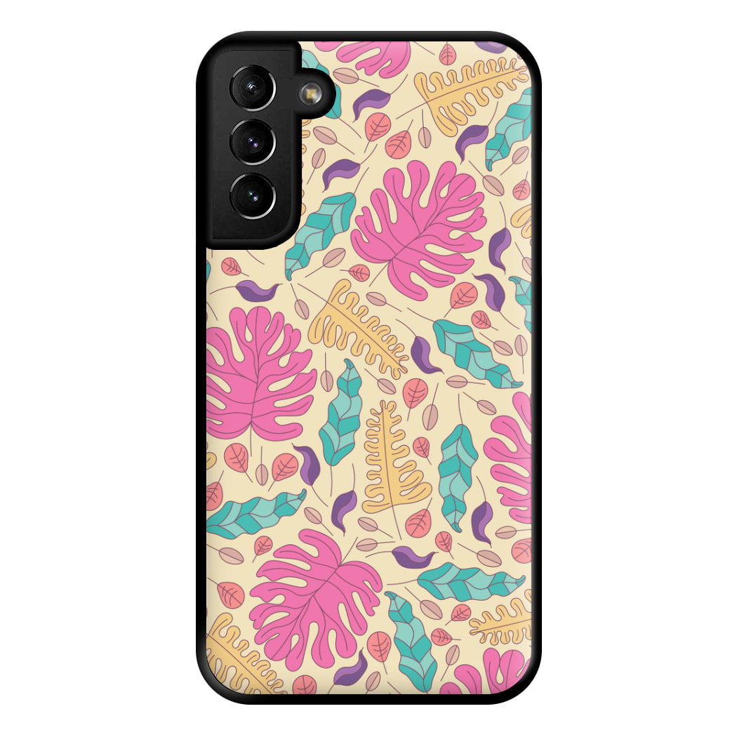 Multi Coloured Leaves - Foliage Phone Case for Galaxy S21 Plus