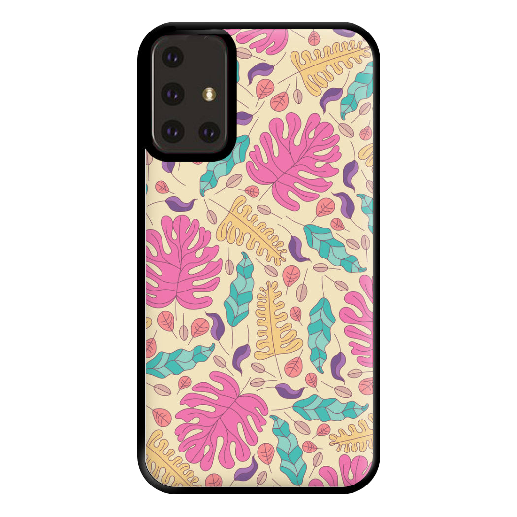 Multi Coloured Leaves - Foliage Phone Case for Galaxy A71