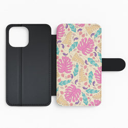 Multi Coloured Leaves - Foliage Flip Phone Case