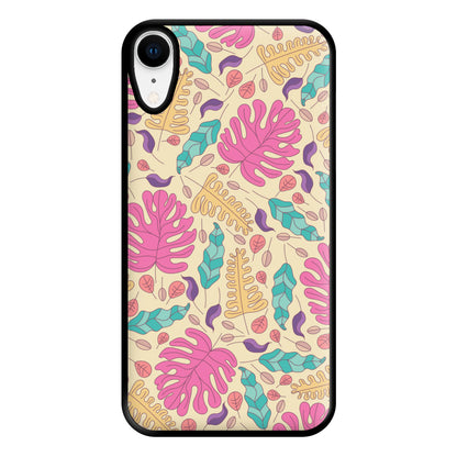 Multi Coloured Leaves - Foliage Phone Case for iPhone XR