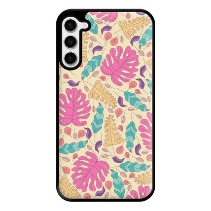 Multi Coloured Leaves - Foliage Phone Case for Galaxy S23 Plus